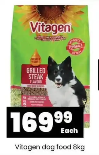 Super Save Vitagen dog food 8kg offer