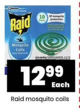 Raid mosquito coils