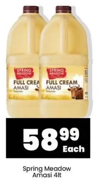Super Save Spring Meadow Amasi 4lt offer