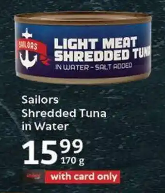 Oxford Freshmarket Sailors Shredded Tuna in Water offer