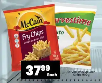 Super Save Harvestime/McCain Chips 900g offer