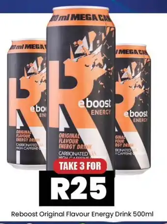 Reboost Original Flavour Energy Drink 500ml