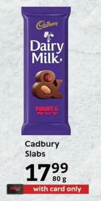 Oxford Freshmarket Cadbury Slabs offer