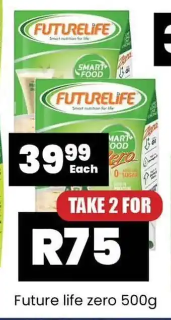 Super Save Future life zero 500g offer