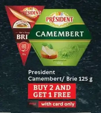 Oxford Freshmarket President Camembert/ Brie 125g offer