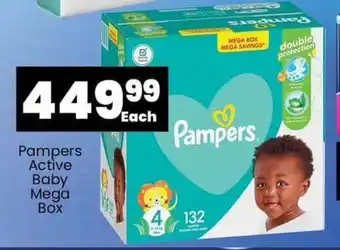 Super Save Pampers Active Baby Mega Box offer
