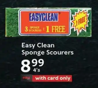 Easy Clean Sponge Scourers