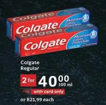 Oxford Freshmarket Colgate Regular offer