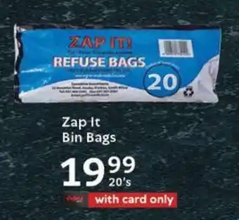 Oxford Freshmarket Zap It Bin Bags offer