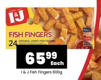 Super Save I & J Fish Fingers 600g offer