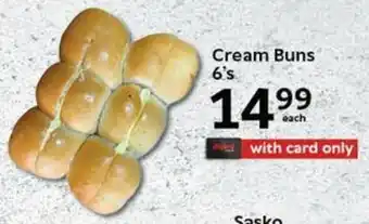 Oxford Freshmarket Cream Buns 6's offer