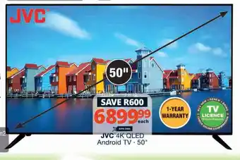 Checkers Hyper JVC 50" 4K QLED Android TV offer