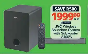 Checkers Hyper JVC Wireless Soundbar System with Subwoofer offer