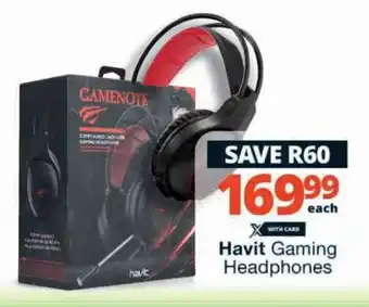 Checkers Hyper Havit Gaming Headphones offer