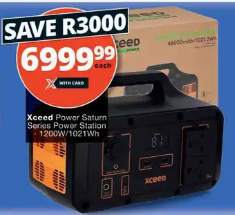 Checkers Hyper Xceed Power Saturn Series Power Station 1200W/1021Wh offer