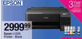 Checkers Hyper Epson L1250 Printer Black offer