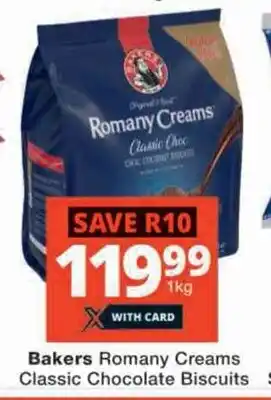 Checkers Hyper Bakers Romany Creams Classic Chocolate Biscuits offer