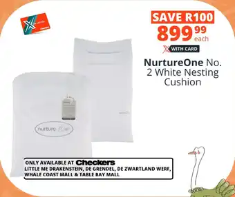 Checkers NurtureOne No. 2 White Nesting Cushion offer