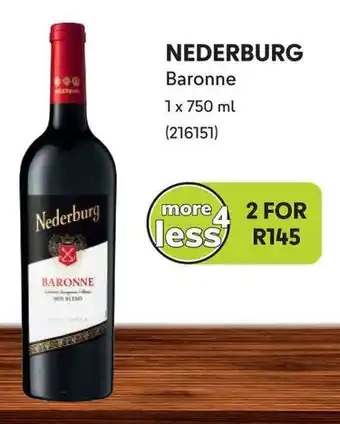 Makro NEDERBURG Baronne offer