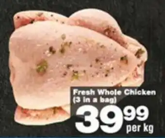 Check Star Fresh Whole Chicken (3 in a bag) offer