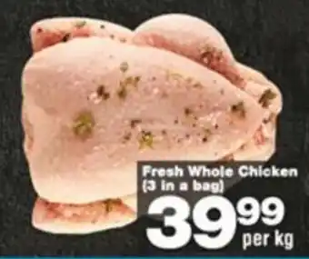 Check Star Fresh Whole Chicken (3 in a bag) offer