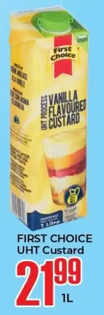 Elite Cash & Carry FIRST CHOICE UHT Custard 1 Litre offer