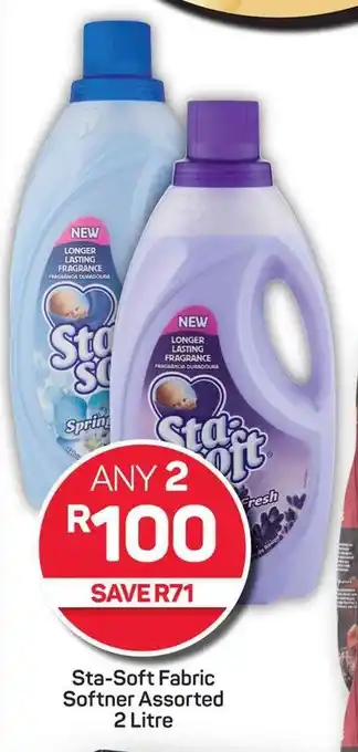 Pick n Pay Hypermarket Sta-Soft Fabric Softner Assorted 2 Litre offer