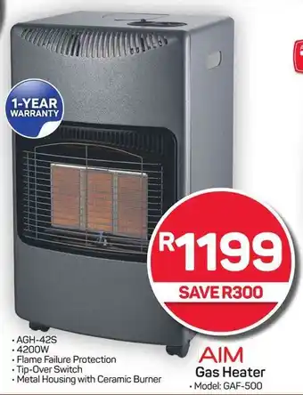 Pick n Pay Hypermarket AIM Gas Heater offer