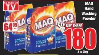 Boxer MAQ Hand Washing Powder offer
