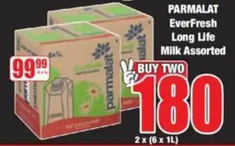 Boxer PARMALAT EverFresh Long Life Milk Assorted offer