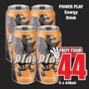 Boxer POWER PLAY Energy Drink offer