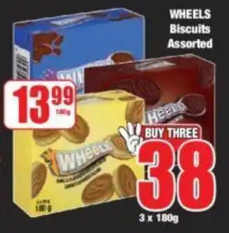 Boxer WHEELS Biscuits Assorted offer