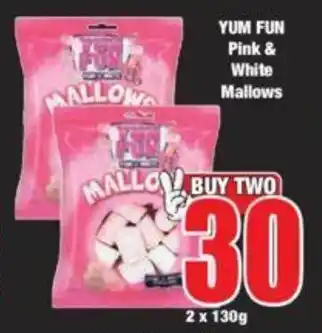 Boxer YUM FUN Pink & White Mallows offer