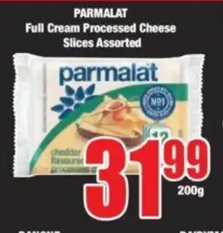 Boxer PARMALAT Full Cream Processed Cheese Slices Assorted offer