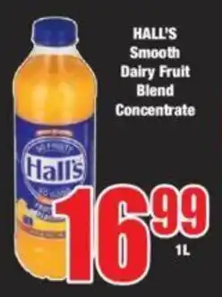 Boxer HALL'S Smooth Dairy Fruit Blend Concentrate offer