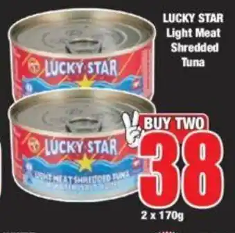 Boxer LUCKY STAR Light Meat Shredded Tuna offer
