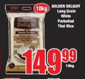 Boxer GOLDEN DELIGHT Long Grain White Parboiled Thai Rice offer