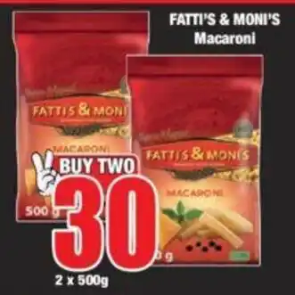 Boxer FATTI'S & MONI'S Macaroni offer