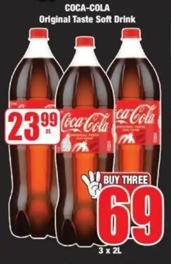 Boxer COCA-COLA Original Taste Soft Drink offer