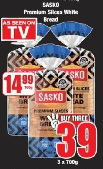 Boxer SASKO Premium Slices White Bread offer