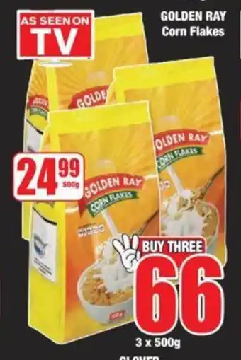 Boxer GOLDEN RAY Corn Flakes offer