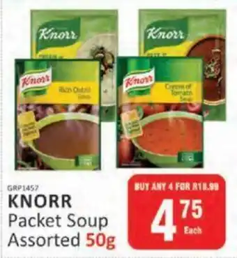 KitKat Cash and Carry KNORR Packet Soup Assorted 50g offer