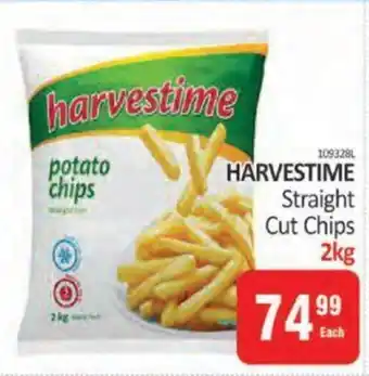 HARVESTIME Straight Cut Chips 2kg
