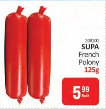 SUPA French Polony 125g
