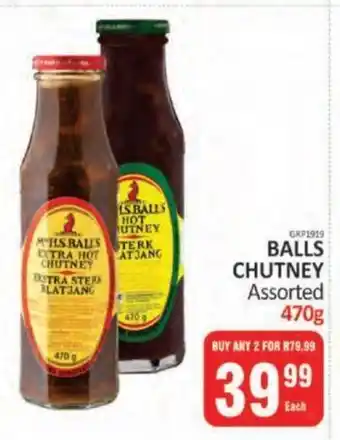 KitKat Cash and Carry BALLS CHUTNEY Assorted 470g offer