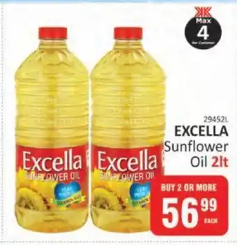 KitKat Cash and Carry EXCELLA Sunflower Oil 2lt offer