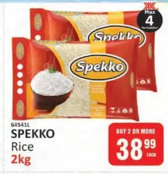 KitKat Cash and Carry SPEKKO Rice 2kg offer