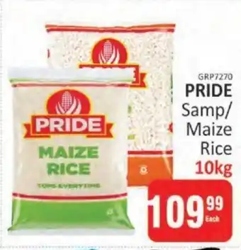 KitKat Cash and Carry PRIDE Samp/ Maize Rice 10kg offer