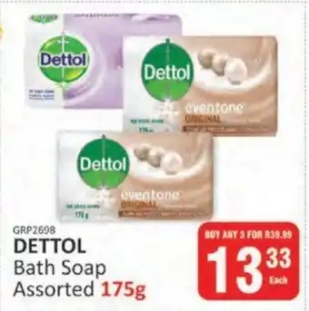 KitKat Cash and Carry DETTOL Bath Soap Assorted 175g offer