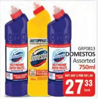 KitKat Cash and Carry DOMESTOS Assorted 750ml offer